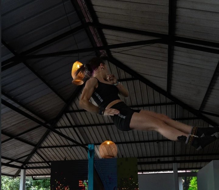 Athlete training with personal coaching
